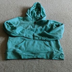 Carhartt Green 1/4 Zip Hoodie Size Large